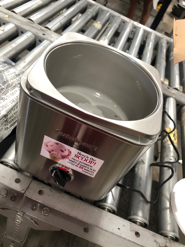 Photo 1 of Cuisinart 2-Qt. Frozen Yogurt-Sorbet & Ice Cream Maker
