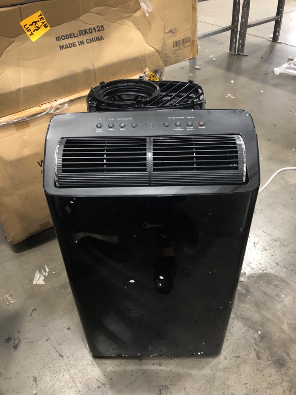 Photo 2 of Midea Duo 14,000 BTU (12,000 BTU SACC) Smart HE Inverter Ultra Quiet Portable Air Conditioner with Heat-Cools Up to 550 Sq. Ft., Works with Alexa/Google Assistant, Includes Remote Control & Window Kit
