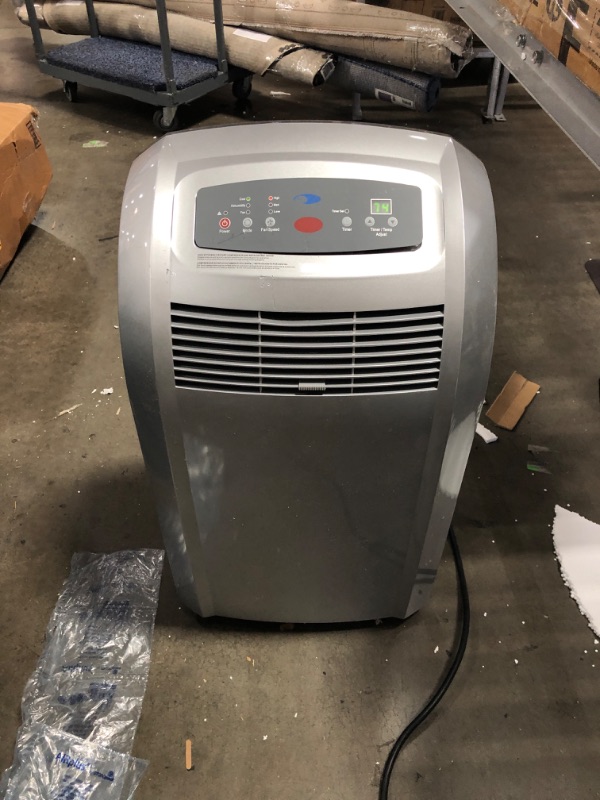 Photo 2 of ***PARTS ONLY*** Whynter ARC-12S 12,000 BTU Portable Air Conditioner, Dehumidifier, Fan with Activated Carbon Filter Plus Storage Bag for Rooms up to 400 sq ft, Platinum
