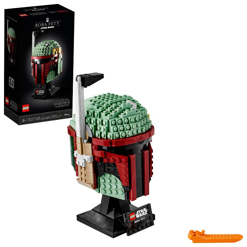 Photo 1 of LEGO Star Wars Boba Fett Helmet Building Kit; Cool Collectible Star Wars Set 75277

