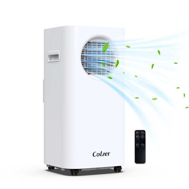 Photo 1 of ***PARTS ONLY*** COLZER 3-in-1 Portable Air Conditioner, Dehumidifier, Fan, 10000 BTU AC Air Conditioner for 200-450sq ft Bedroom, Living Room, Office with Remote Control White
