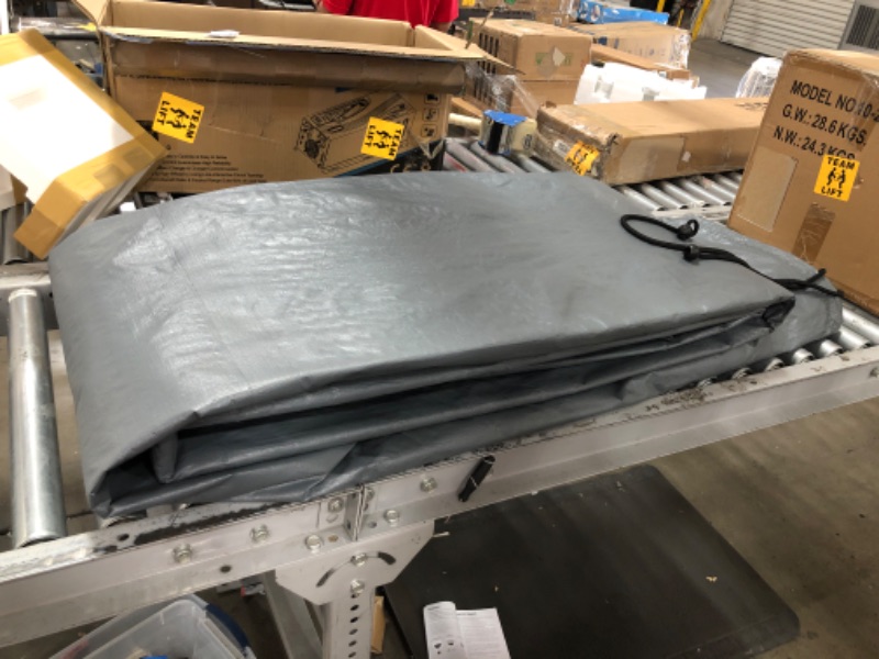 Photo 1 of 21' Heavy Duty Grey Tarp