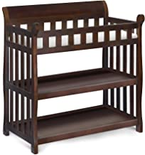 Photo 1 of (PARTS ONLY; SCRATCHED) Delta Children Eclipse Changing Table with Changing Pad, Black Cherry
