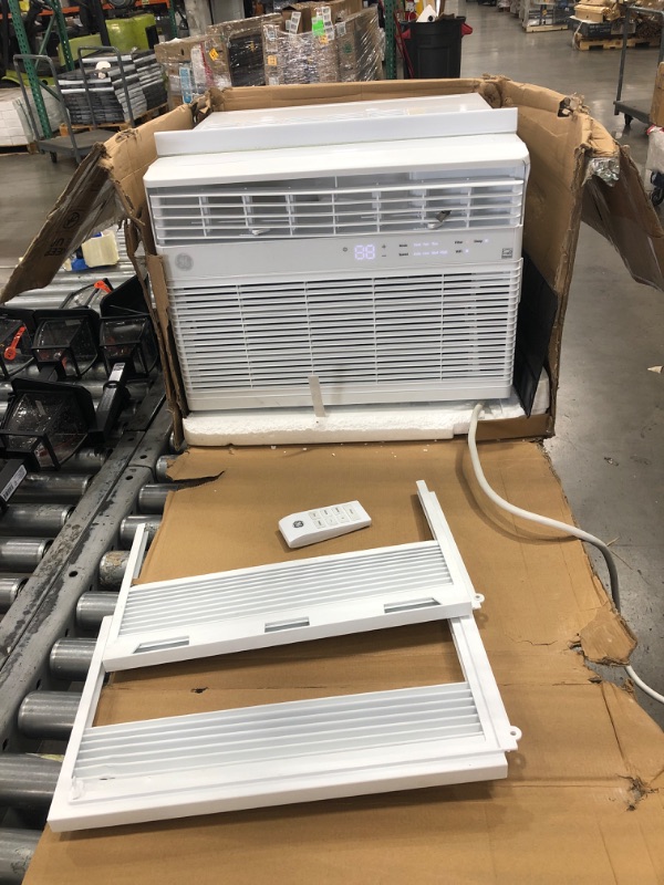 Photo 2 of GE Window Air Conditioner 14000 BTU, Wi-Fi Enabled, Energy-Efficient Cooling for Large Rooms, 14K BTU Window AC Unit with Easy Install Kit, Control Using Remote or Smartphone App
