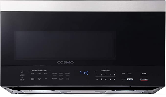 Photo 1 of COSMO COS-3016ORM1SS 30 in Over the Range Microwave Oven with 1.6 cu. ft. Capacity
