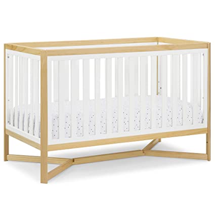 Photo 1 of Delta Children Tribeca 4-in-1 Baby Convertible Crib, Bianca White/Natural
