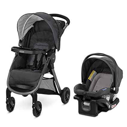 Photo 1 of Graco FastAction SE Travel System | Includes Quick Folding Stroller and SnugRide 35 Lite Infant Car Seat, Redmond
