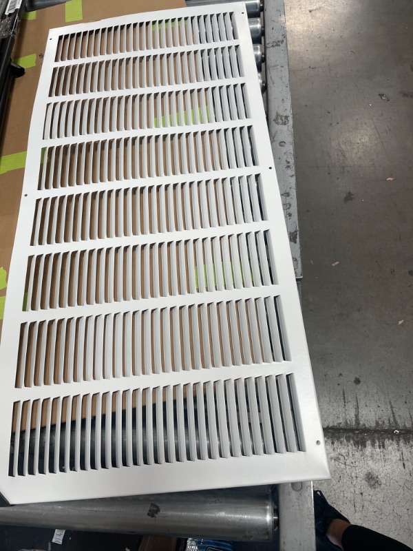 Photo 1 of 34X16 White Louvered Grill for CellarPro Wine Cooling Units 