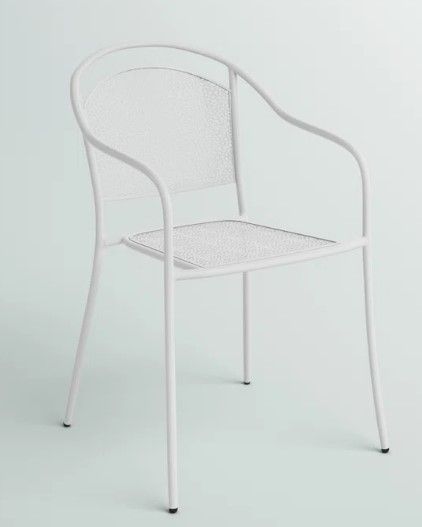 Photo 1 of (MINOR DAMAGE)Siyan Stacking Patio Dining Chair SET OF 2 
**LEGS BENT**