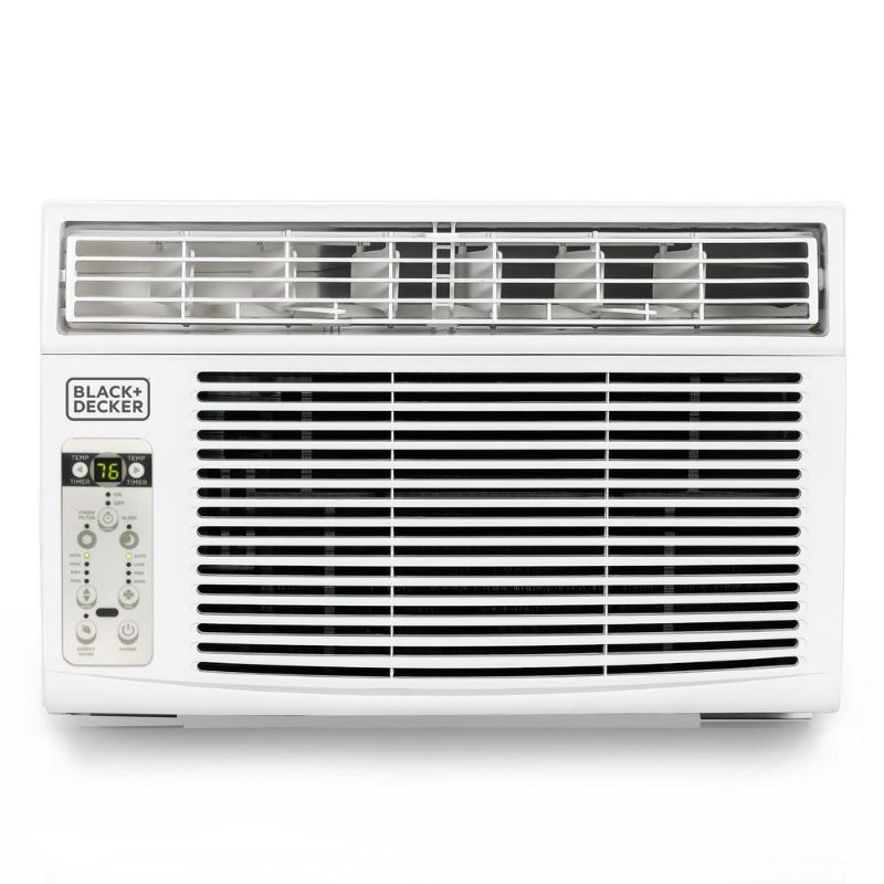 Photo 1 of Black+Decker BD12WT6 Window Air Conditioner with Remote 12000 BTU Cools up to 550Sq Ft Energy Efficient, One Size , White
