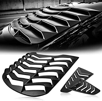 Photo 1 of  Rear+Side Window Louvers Windshield Sun Shade Cover Lambo Style Matte Black Unknown Make and Model