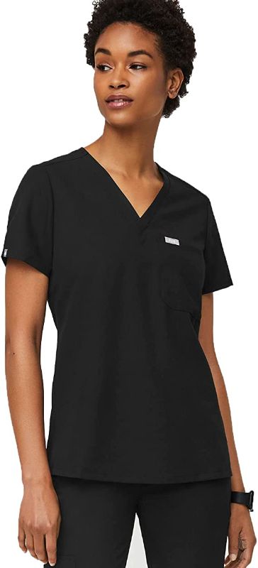 Photo 1 of **WOMEN'S SIZE: XXS**
FIGS Catarina One-Pocket Scrub Top for Women – Slim Fit, Super Soft Stretch, Anti-Wrinkle Medical Scrub Top
