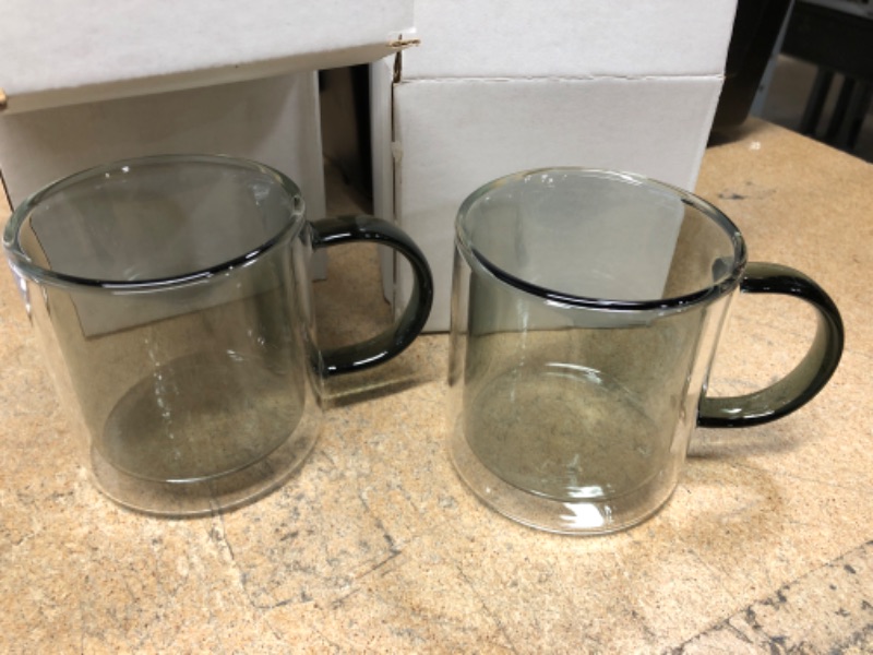 Photo 1 of *2 cups*
8.8 OZ/260 ML Double Wall Glass Coffee Mug, Insulated Glass Coffee Cup, Housewarming Gift for New Home, Birthday Gift, Thanksgiving Gift, Christmas Gift, Present for Grandpa Grandma Colleague
