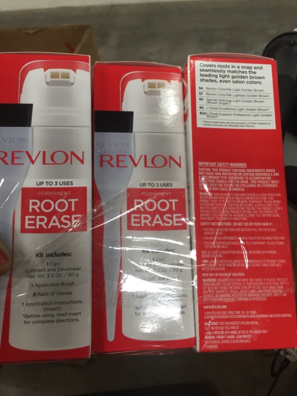 Photo 2 of 3 Revlon Root Erase Permanent Hair Color at Home Touchup Dye