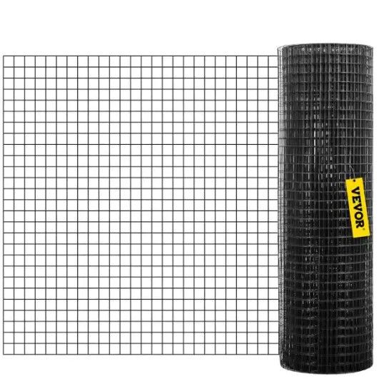 Photo 1 of 
VEVOR
Hardware Cloth 24 in. x 50 ft. Galvanized Steel Vinyl Coated 16-Gauge Chicken Wire Fencing for Garden Fencing