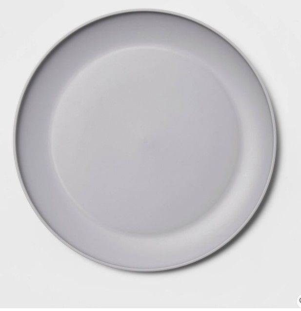 Photo 1 of 12pck-10.5" Plastic Dinner Plate - Room Essentials™

