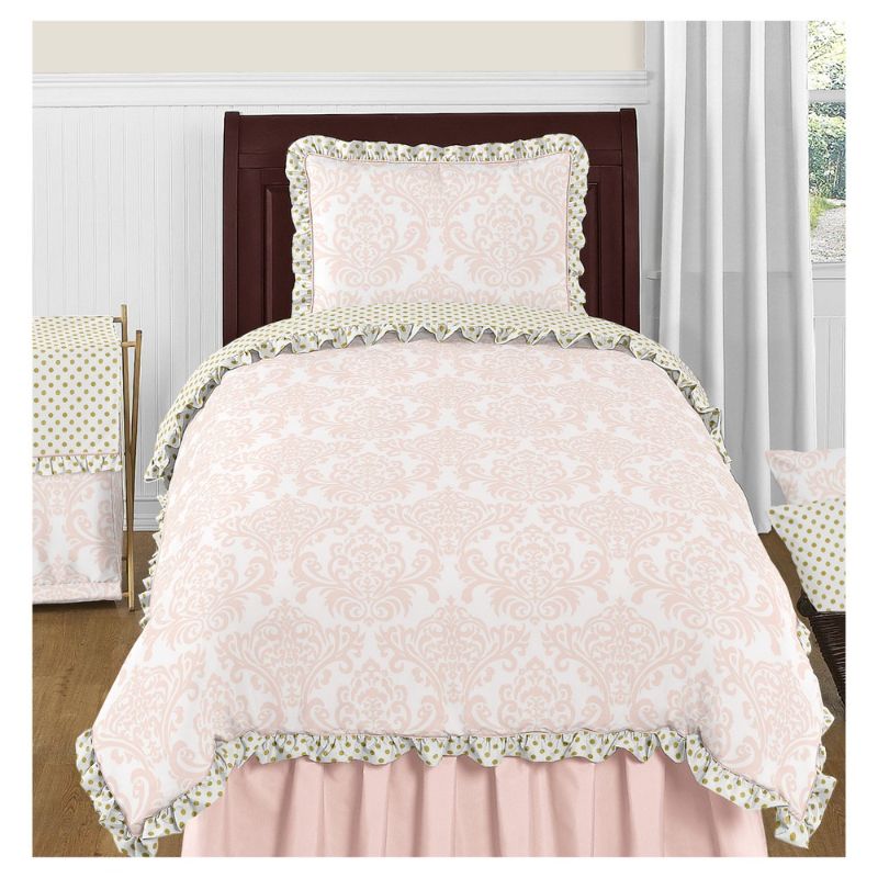 Photo 1 of Pink & Gold Amelia Comforter Set (Twin) - Sweet Jojo Designs
