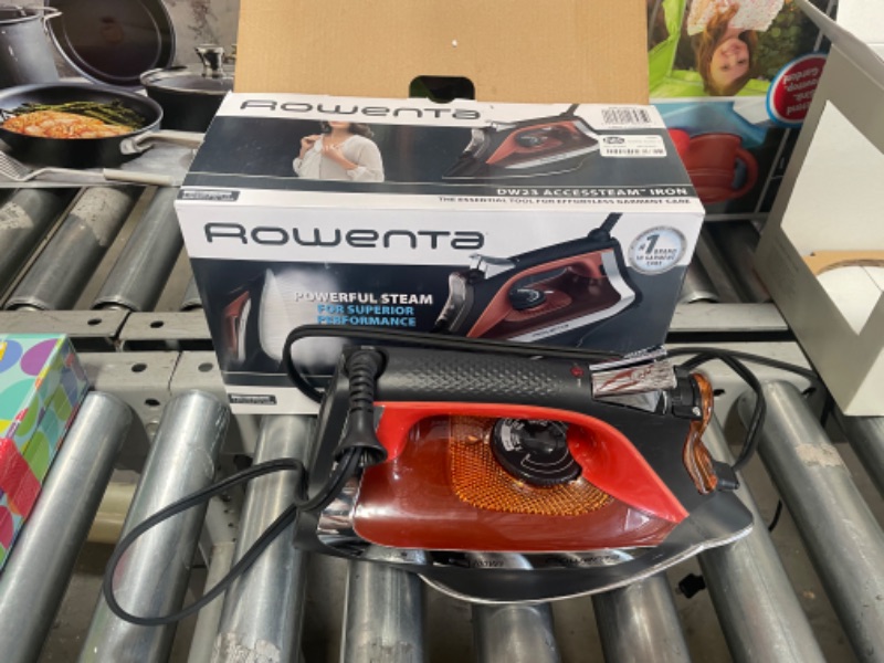 Photo 2 of Rowenta Accessteam DW2360 1700 Watt Performance Anti Drip Clothes Steam Iron
