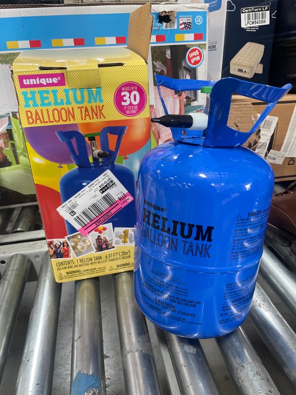 Photo 2 of 8.9cu ft Helium Tank Blue

