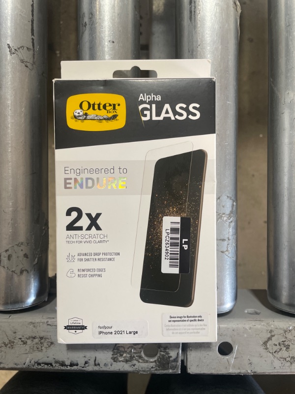 Photo 2 of OtterBox Apple iPhone 13 Alpha Glass Screen Protector
