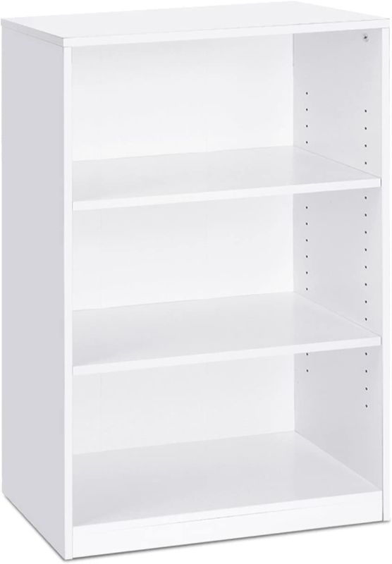 Photo 1 of FURINNO JAYA Simple Home 3-Tier Adjustable Shelf Bookcase, White
**USED**