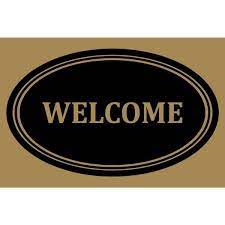 Photo 1 of 2 Mohawk Home
Vinyl Back Mat Masterpiece Welcome 24 in. x 36 in. Door Mat