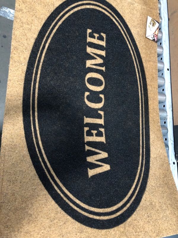 Photo 2 of 2 Mohawk Home
Vinyl Back Mat Masterpiece Welcome 24 in. x 36 in. Door Mat