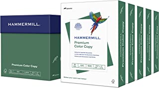 Photo 1 of Hammermill Printer Paper, Premium Color 28 lb Copy Paper, 3 Hole - 4 Ream (2000 Sheets) *** previously opened*** maybe missing some paper*** some package damage***