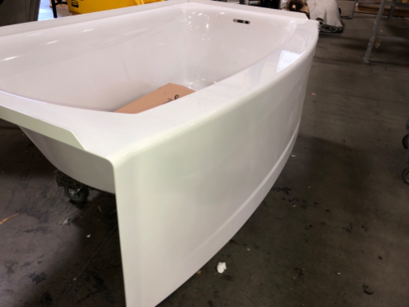 Photo 4 of American Standard Ovation Curve 60 in. Right Drain Rectangular Apron Front Bathtub in Arctic White