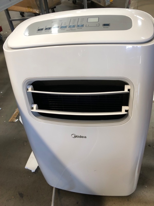 Photo 3 of **PARTS ONLY**

Midea 10,000 BTU ASHRAE (5,800 BTU SACC) Portable Air Conditioner, Cools up to 200 Sq. Ft., Works as Dehumidifier & Fan, Control with Remote, Amazon Alexa & Google Assistant
