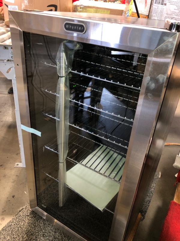 Photo 1 of Whynter Beverage Refrigerator - Stainless Steel with Internal Fan
