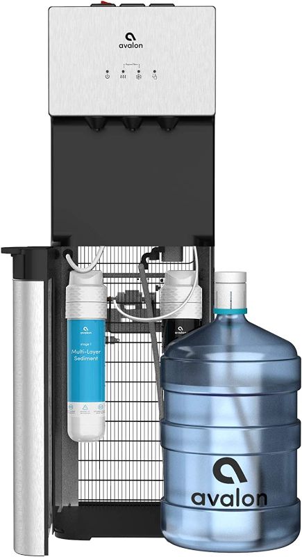 Photo 1 of **PARTS ONLY**
Avalon Bottom Loading Water Cooler Dispenser with BioGuard- 3 Temperature Settings- UL/Energy Star Approved- Filtered
 