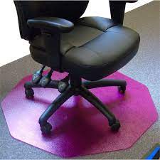 Photo 1 of  Polycarbonate Pink Gaming E-Sport Chair Mat for Carpets- 38" x 39"
