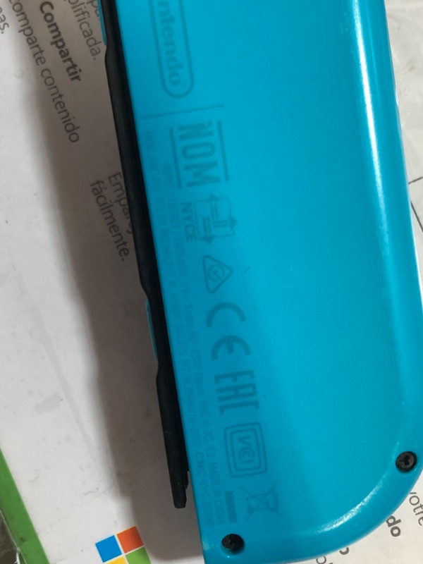 Photo 5 of Nintendo Switch Joy-Con (L) Controller - Neon Blue** DAMGE TO BUTTON***

