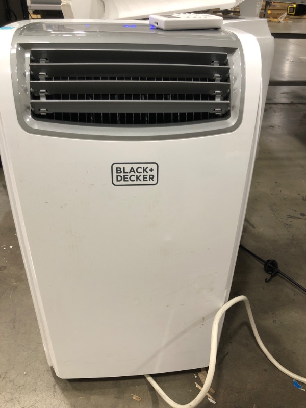 Photo 6 of BLACK+DECKER 8,000 BTU DOE (14,000 BTU ASHRAE) Portable Air Conditioner with Remote Control, White *** MINOR COSMETIC DAMAGE**