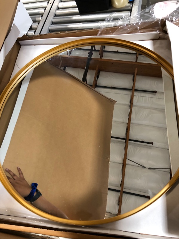 Photo 1 of 34" Round Decorative Wall Mirror - Threshold™ designed with Studio McGee

