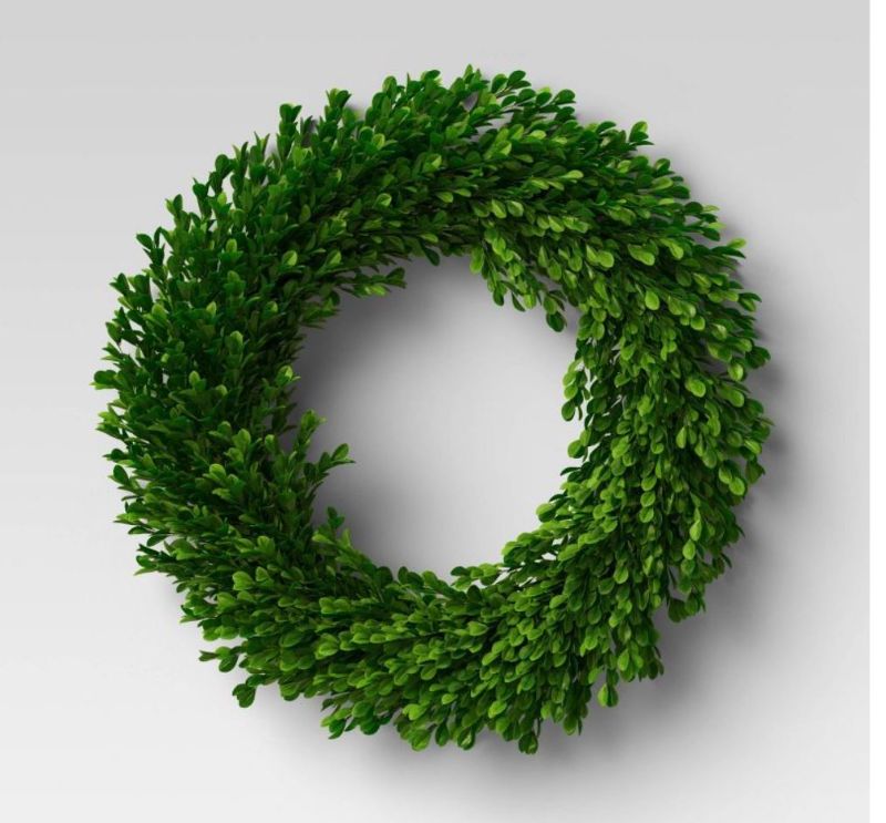 Photo 1 of 21.25" Preserved Boxwood Wreath - Threshold™




