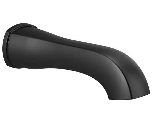 Photo 1 of 
Delta
Stryke Non-Diverter Tub Spout in Matte Black