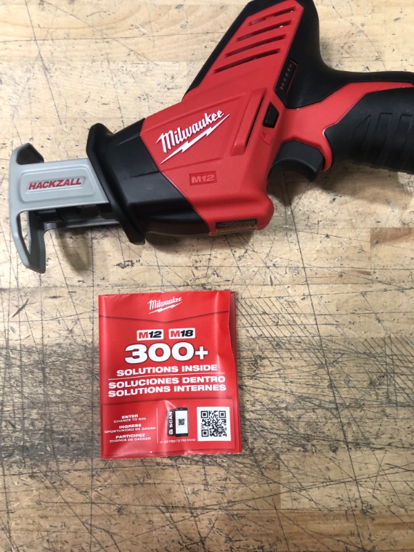 Photo 2 of 
Milwaukee
M12 12V Lithium-Ion HACKZALL Cordless Reciprocating Saw (Tool-Only)

