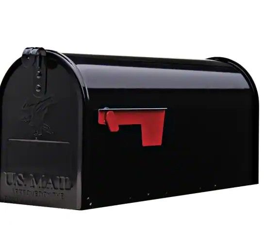 Photo 1 of 
Gibraltar Mailboxes
Elite Black, Medium, Steel, Post Mount Mailbox.