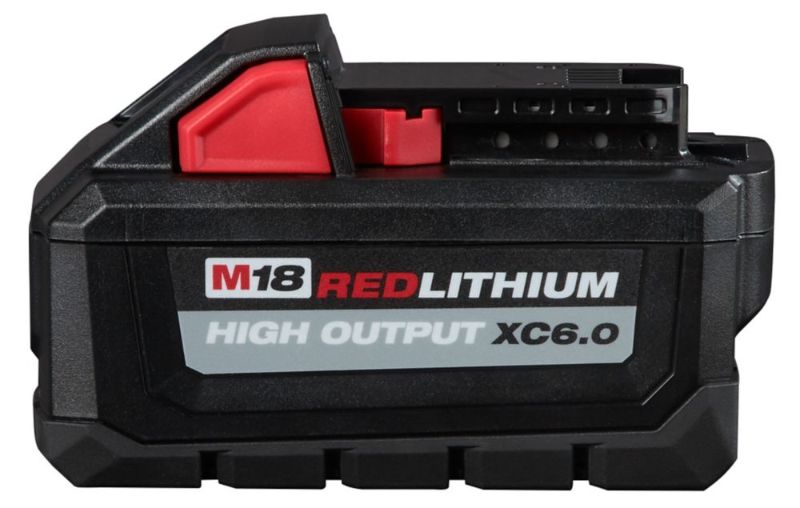 Photo 1 of Milwaukee 48-11-1865 - M18 Redlithium High Output 6.0Ah Li-Ion Battery
