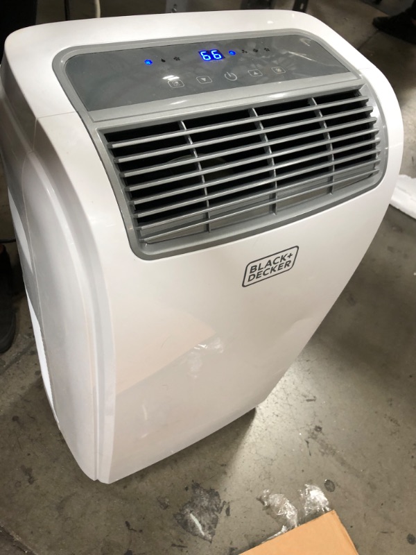 Photo 3 of BLACK+DECKER 8,000 BTU Portable Air Conditioner with Remote Control, White