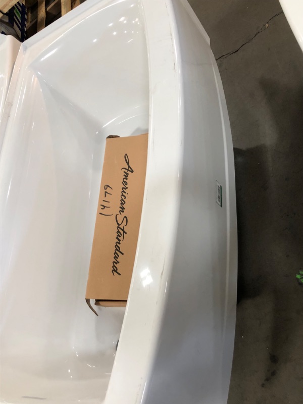 Photo 9 of American Standard
Ovation Curve 60 in. Left Drain Rectangular Apron Front Bathtub in Arctic White *** DAMAGED, CRACKS AND BREAKAGE***