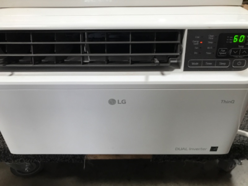 Photo 3 of 10,000 BTU Dual Inverter Smart Window Air Conditioner LW1022IVSM Cools 450 Sq. Ft. with Remote, Wi-Fi Enabled
