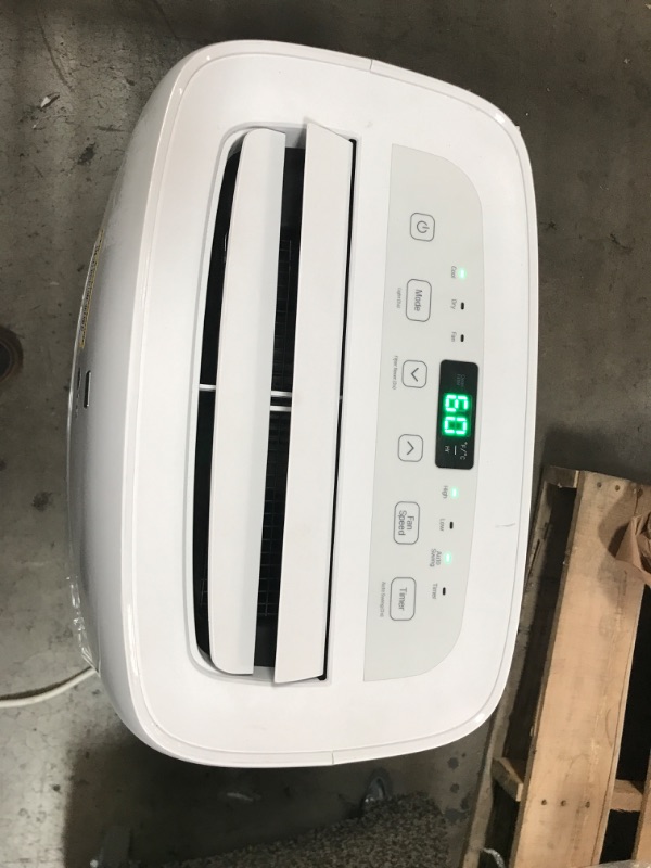 Photo 2 of 6,000 BTU (DOE) 115-Volt Portable Air Conditioner LP0621WSR Cools 250 Sq. Ft. with Dehumidifier Function and LCD Remote
