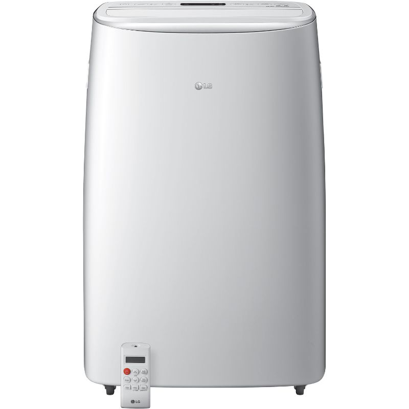 Photo 1 of 14,000 BTU (10,000 BTU, DOE) Portable Air Conditioner, Dual Inverter, Quiet, Energy Eff, Wi-Fi with LCD Remote in White
