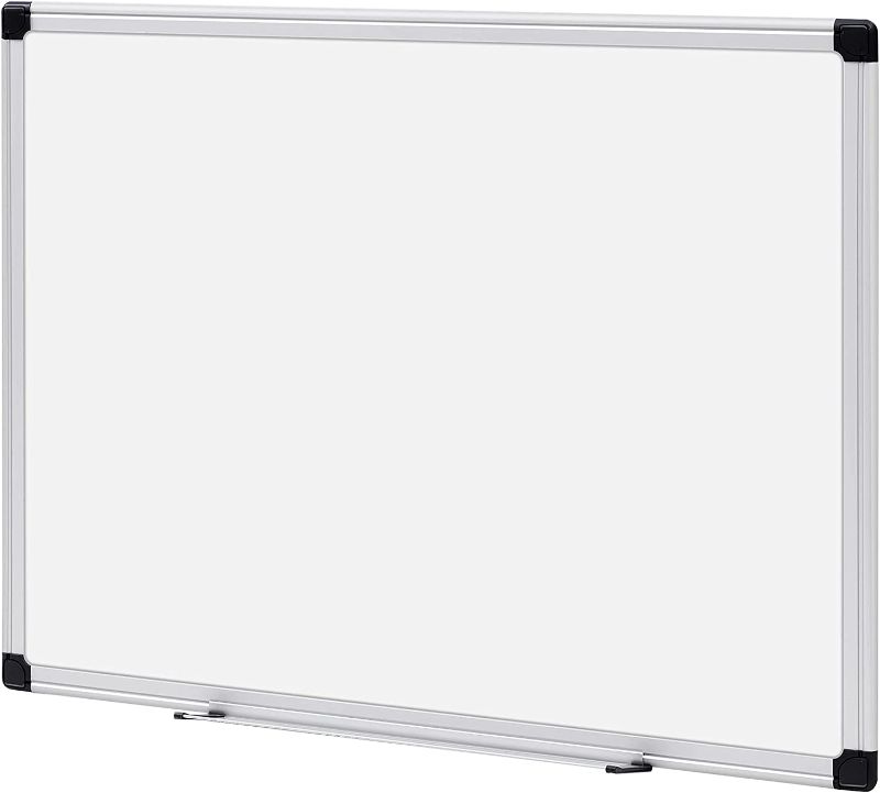 Photo 1 of ***SLIGHTLY WARPED***
Amazon Basics Magnetic Dry Erase White Board, 24 x 18-Inch Whiteboard - Silver Aluminium Frame
