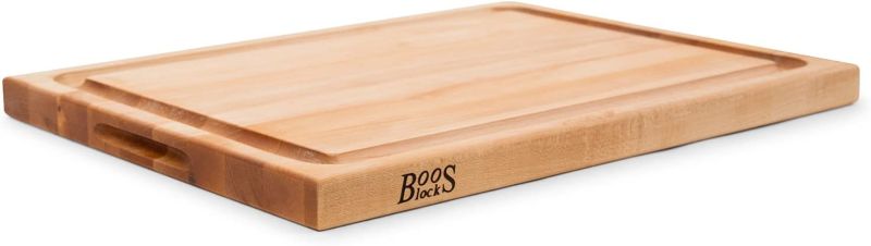 Photo 1 of John Boos CB1054-1M2418150 Cutting Board, 24 Inches x 18 Inches x 1.5 Inches, Maple with Juice Groove