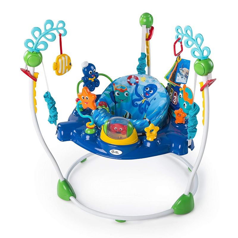 Photo 1 of Baby Einstein Neptune's Ocean Discovery Activity Jumper, Ages 6 months +, Multicolored, 32 x 32 x 33.13"