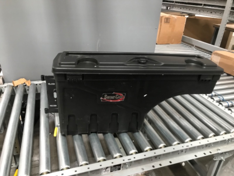 Photo 2 of ***MISSING BRACKETS*** 
UnderCover SwingCase Truck Bed Storage Box | SC200D | Fits 1999 - 2016 Ford F-250/350 Super Duty Drivers Side , Black
